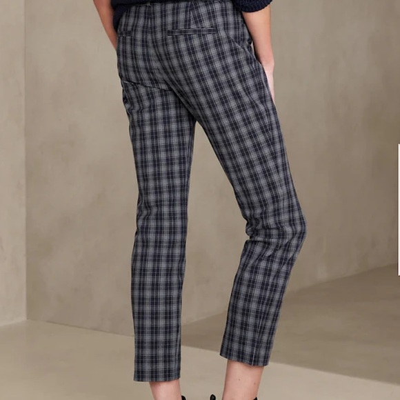 Banana Republic Plaid Sloan Slim Pant - Picture 2 of 4
